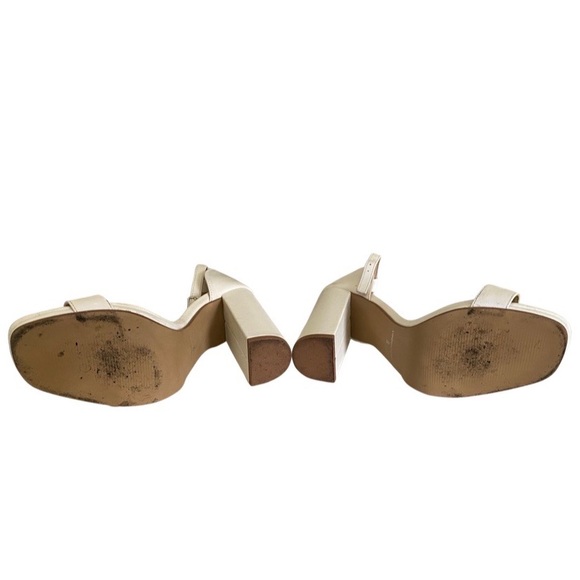 London Rebel  Off White Ladies Sandal Size 9 - Picture 8 of 14